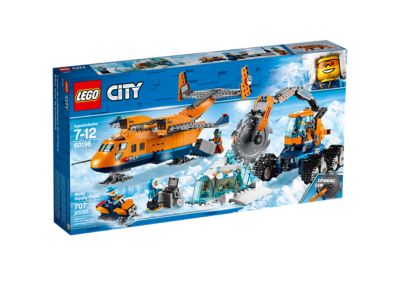 <p>Bring the secrets of the ice back to the city aboard the Arctic Supply Plane with opening hold, plus an ice cutter with articulated saw arm, 4 minifigures and a saber-toothed tiger figure.</p>