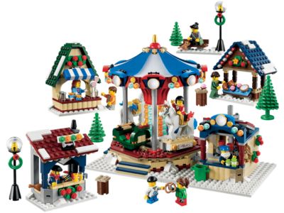 lego christmas carousel