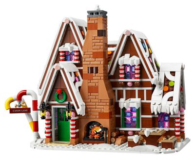 lego gingerbread house