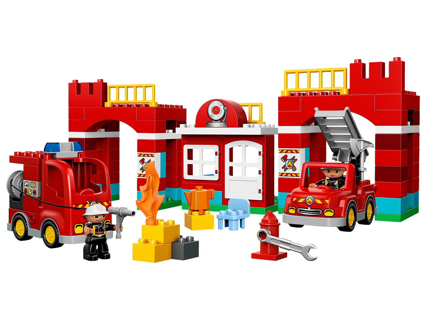 Feuerwehr Hauptquartier 10593 Duplo Offiziellen Lego Shop De