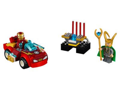 lego iron man car