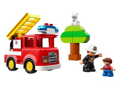 how to make a lego fire truck