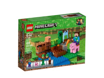 lego minecraft watermelon farm