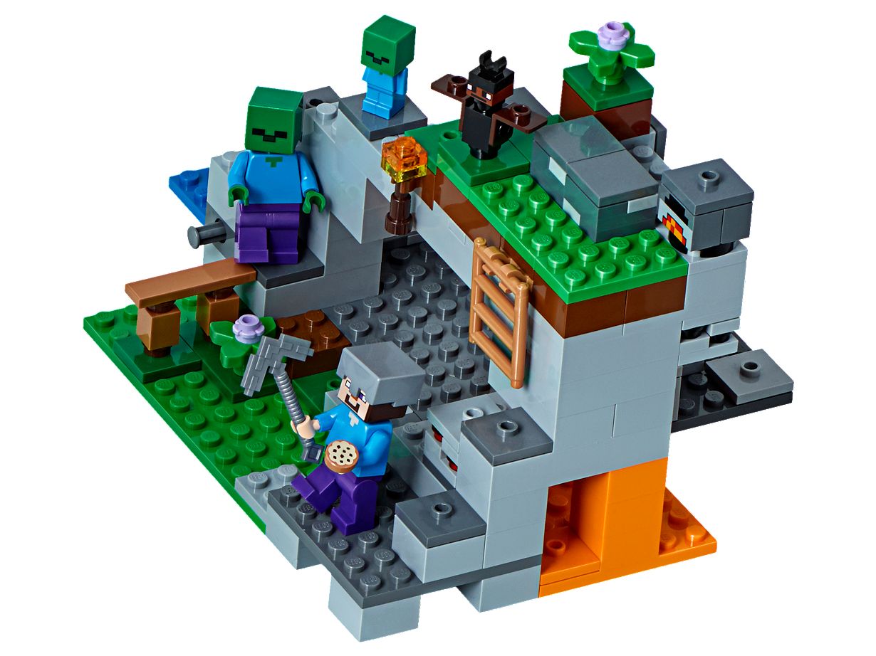 The Zombie Cave 21141 Minecraft Buy Online At The Official Lego Shop Us