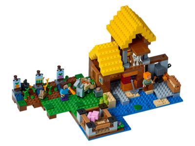 lego minecraft cottage farm