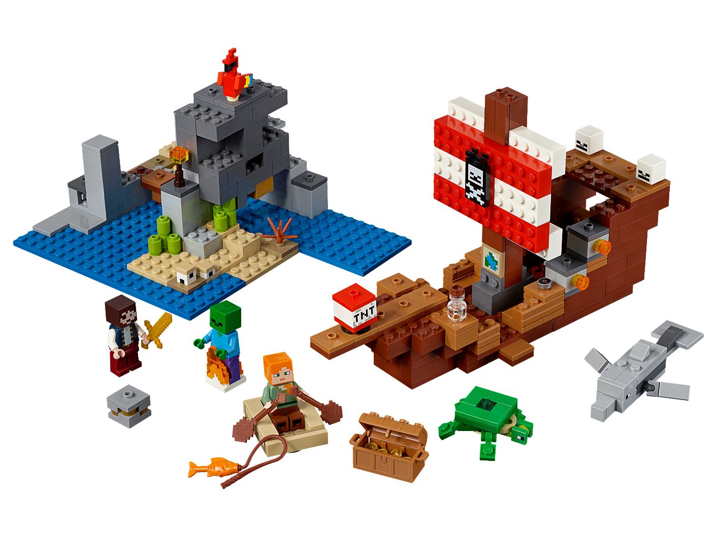 The Pirate Ship Adventure - 21152  Minecraft™  LEGO Shop