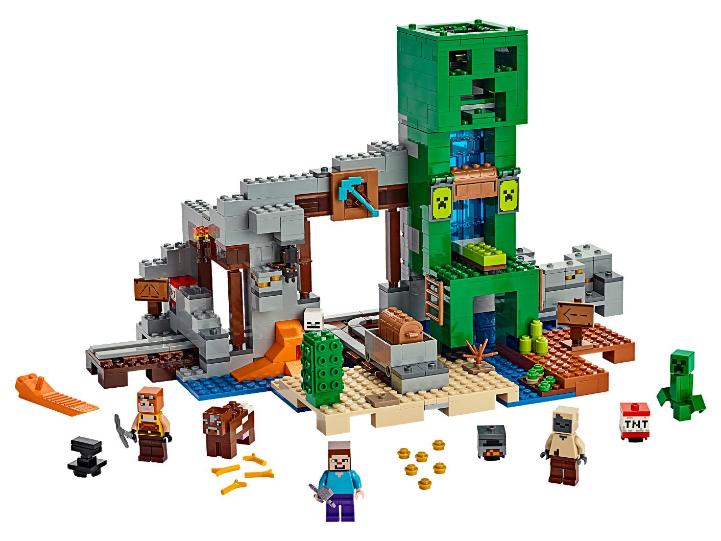 The Creeper™ Mine 21155 | Minecraft™ | Buy online at the Official LEGO ...