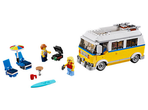 ÎÏÎ¿ÏÎ­Î»ÎµÏÎ¼Î± ÎµÎ¹ÎºÏÎ½Î±Ï Î³Î¹Î± Lego Creator: Sunshine Surfer Van 31079