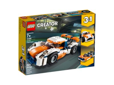 lego creator orange car