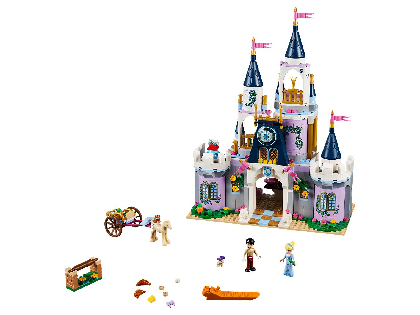 lego cinderella castle dimensions