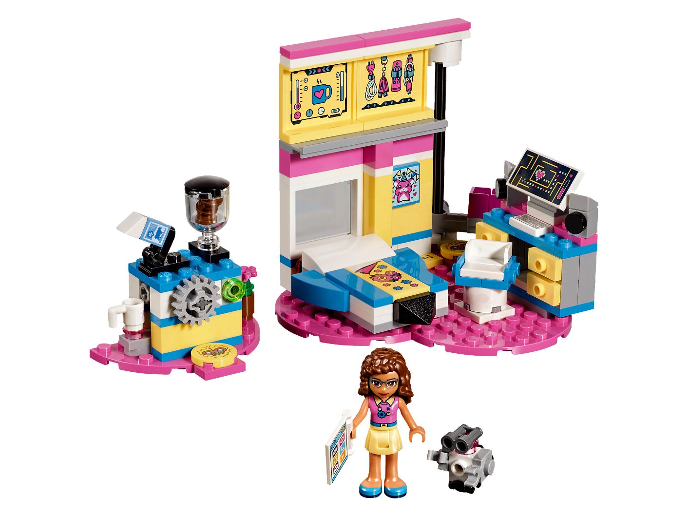 Olivia S Deluxe Bedroom 41329 Friends Buy Online At The Official Lego Shop Ca