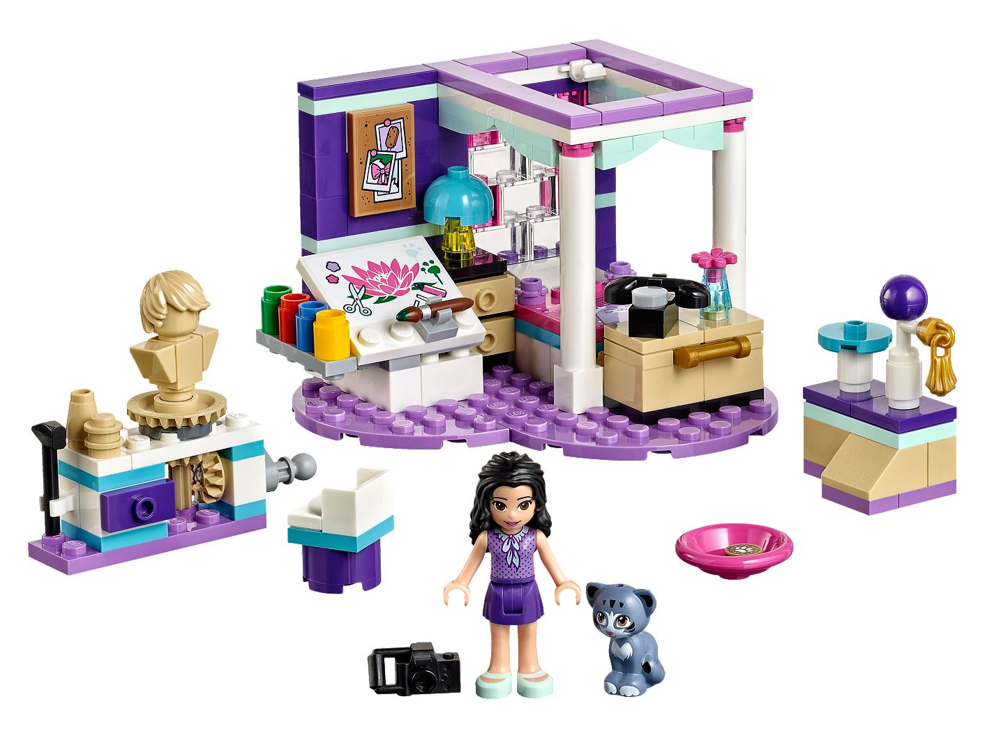 Emma S Deluxe Bedroom 41342 Friends Buy Online At The Official Lego Shop Pt