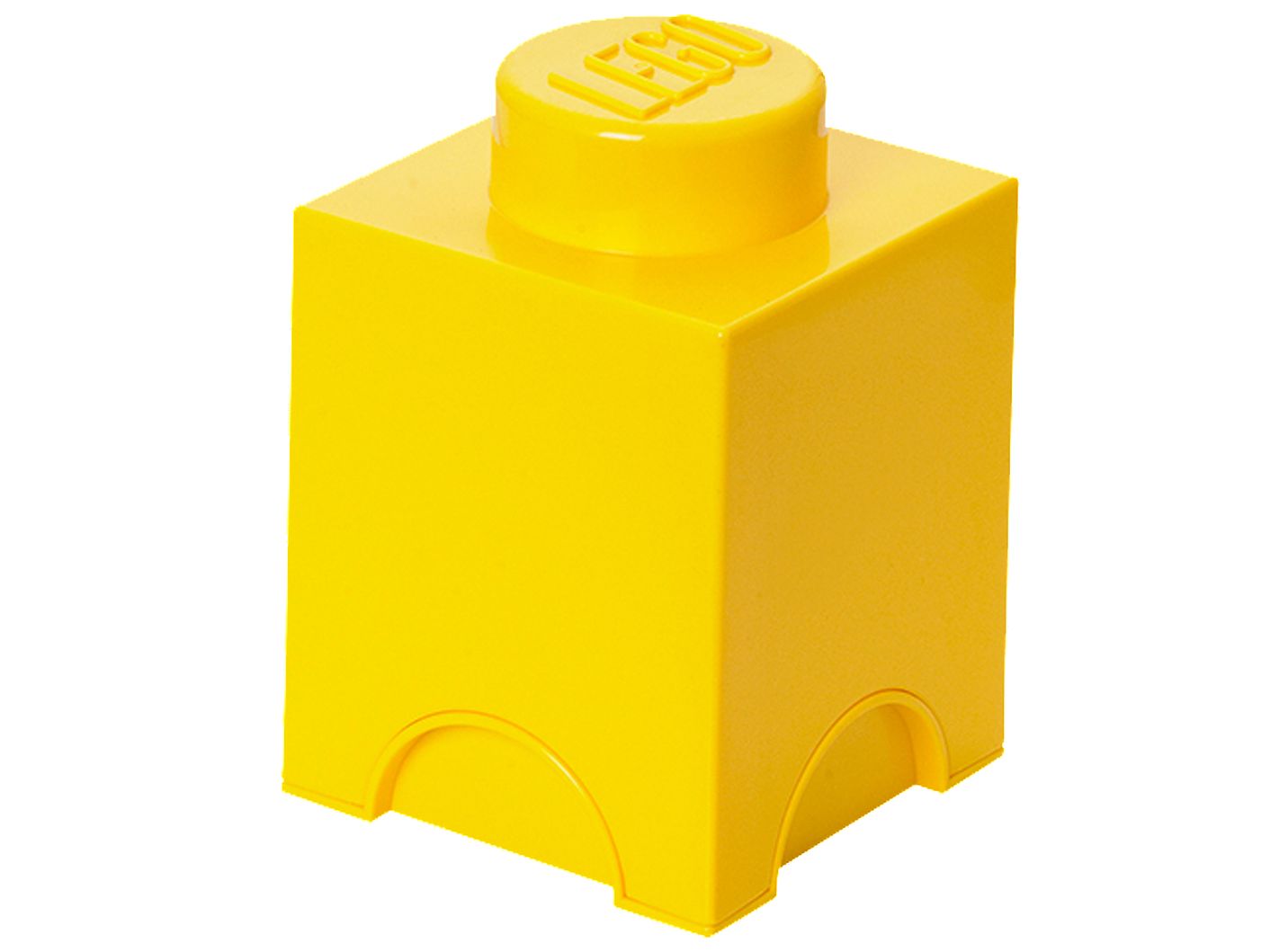 yellow lego storage box