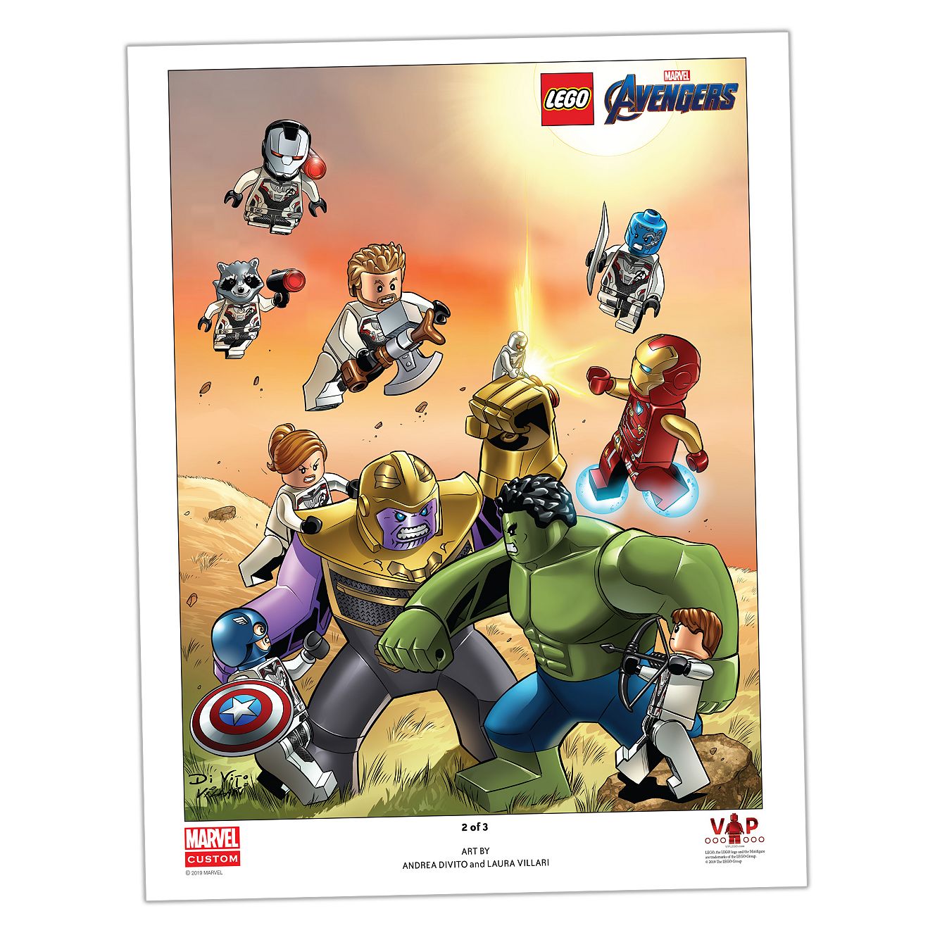 Lego Avengers Endgame Art Print 2 Of 3 5005881 Unknown Buy Online At The Official Lego Shop Us