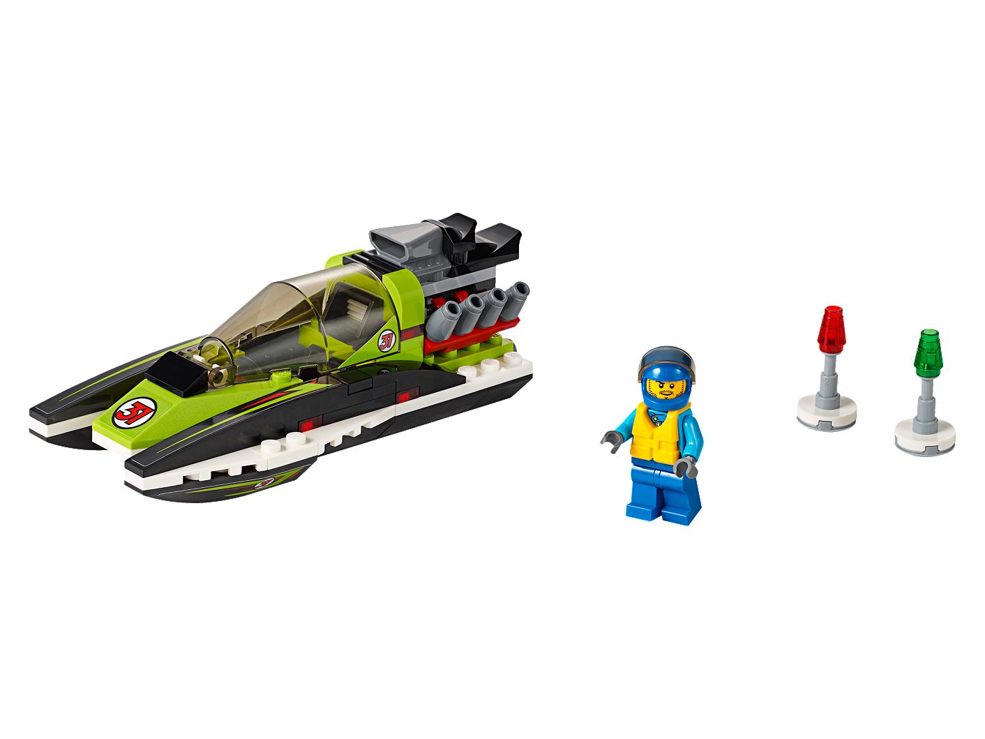 lego city 60114 rennboot