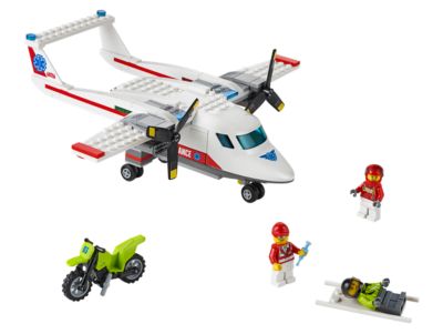 lego 60116 city ambulance plane