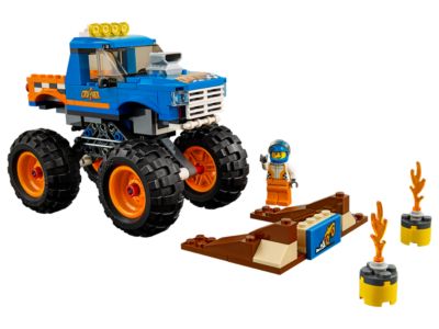 lego monster truck crusher