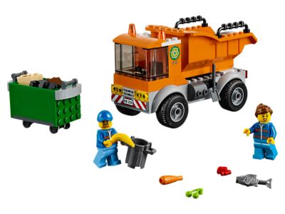 how to build a lego garbage truck