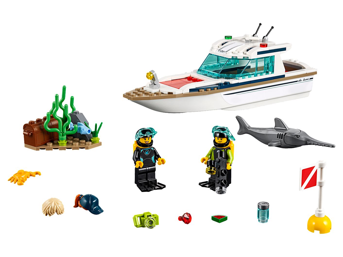 Tauchyacht 60221 City Offiziellen Lego Shop De