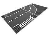  T-Junction &amp; Curved Road Plates