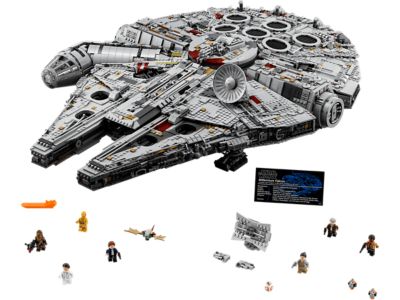 new millennium falcon lego set