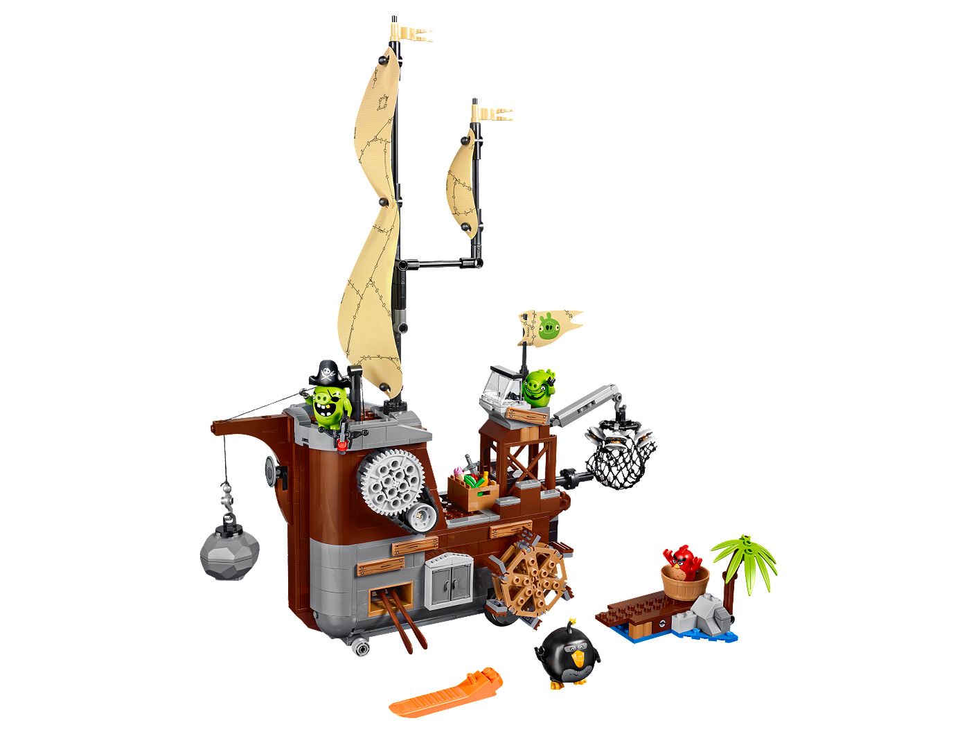 Piggy Pirate Ship 75825 Angry Birds Buy Online At The Official Lego Shop De