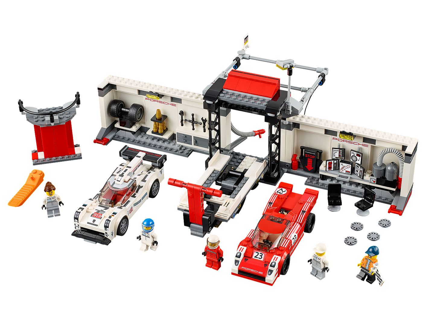 Porsche 919 Hybrid and 917K Pit Lane 75876 Speed Champions LEGO Shop