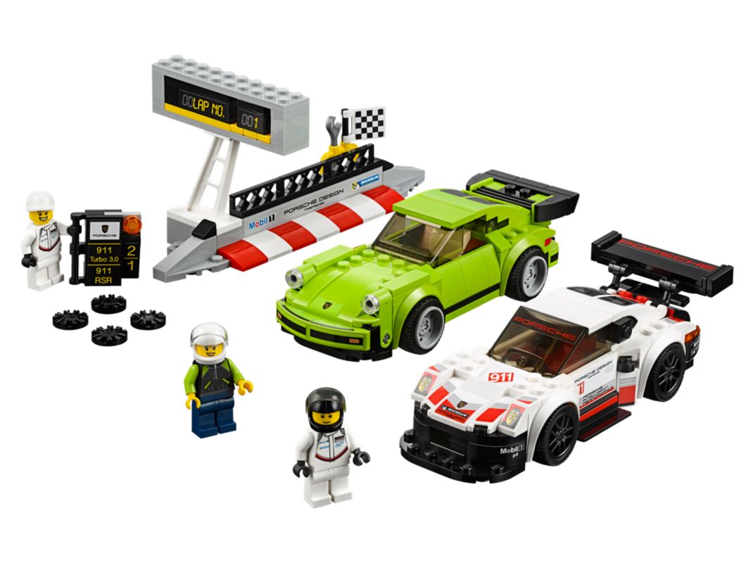 LEGO Speed Champions Porsche 911 RSR and 911 Turbo 30 75888