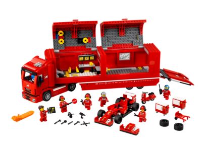 lego ferrari f1 truck