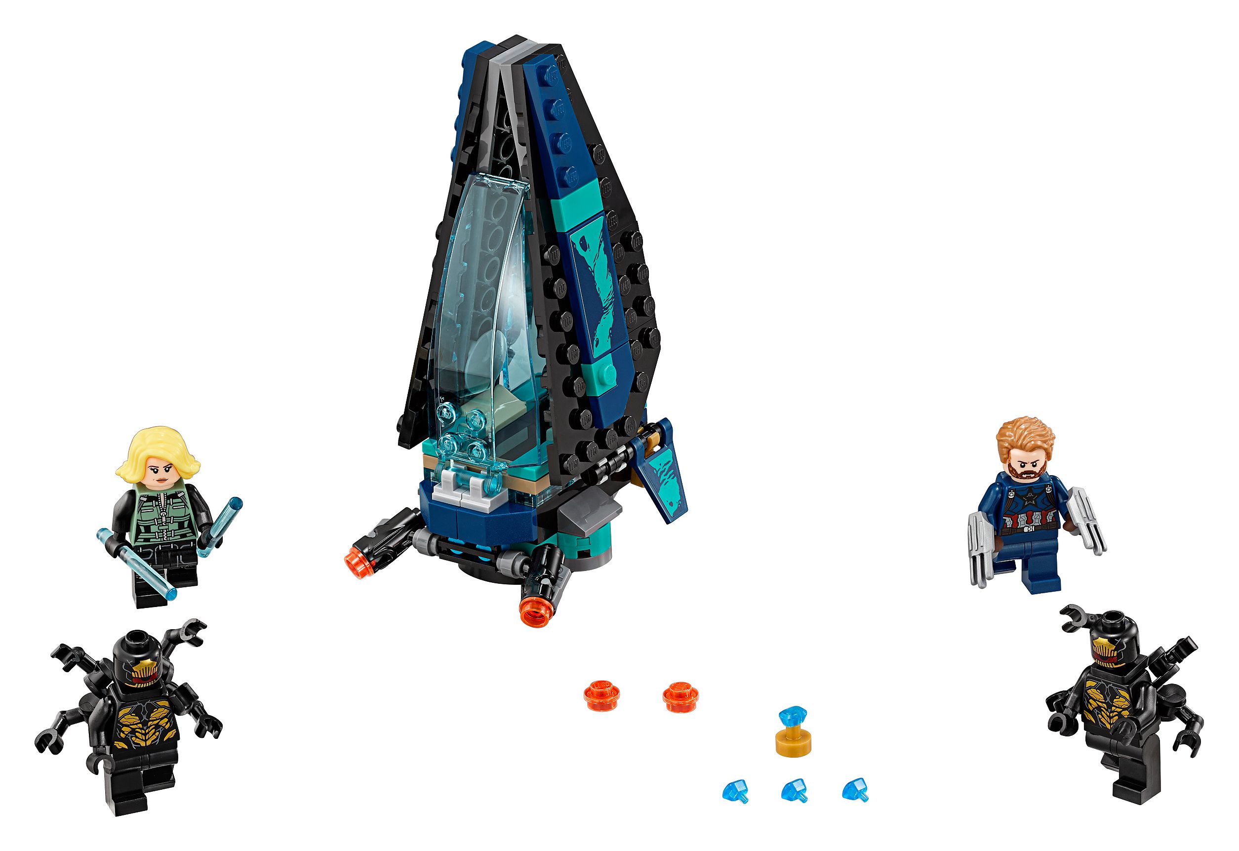 aliens lego dropship