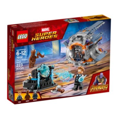 lego thor groot rocket