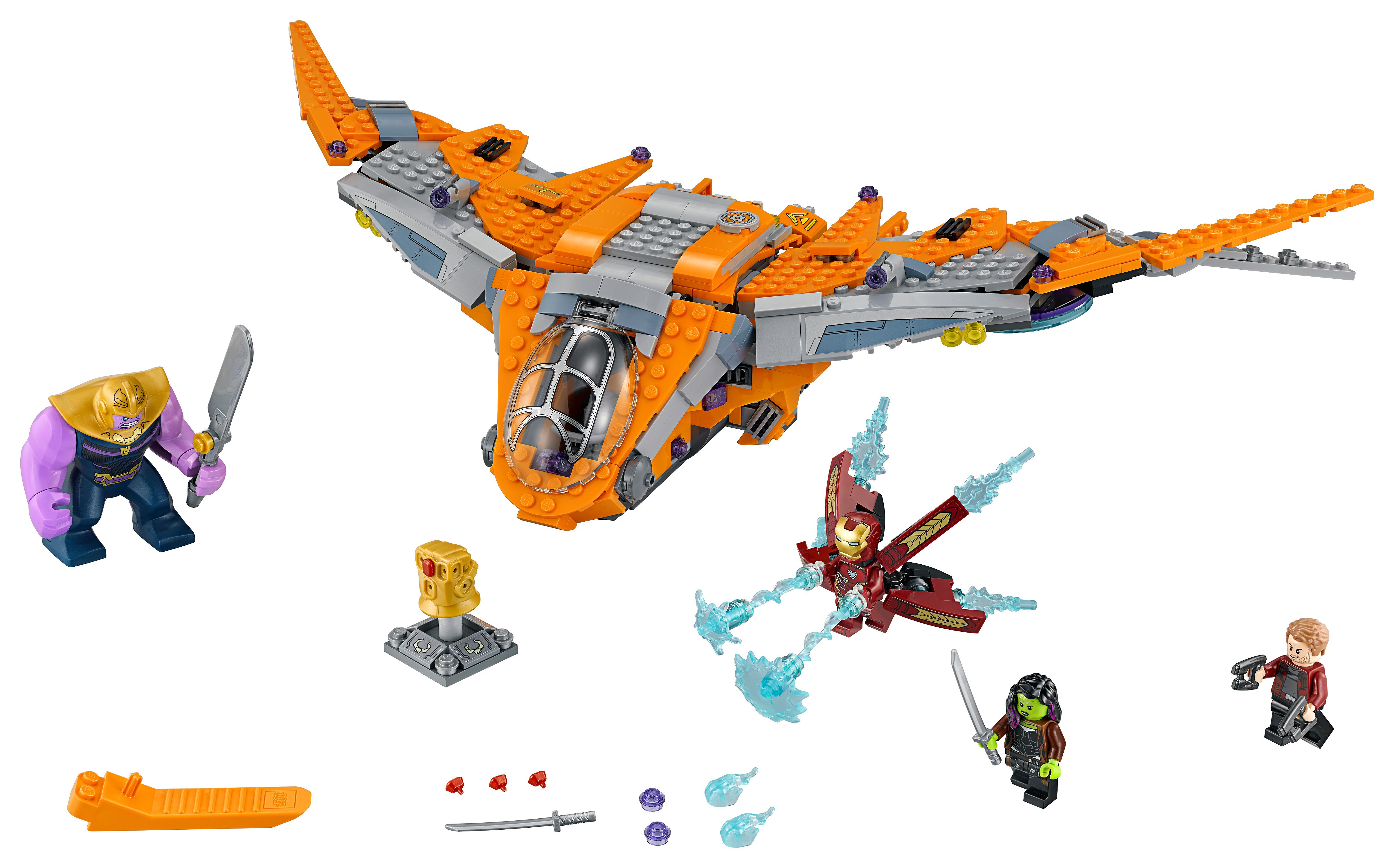 lego iron man vs thanos set