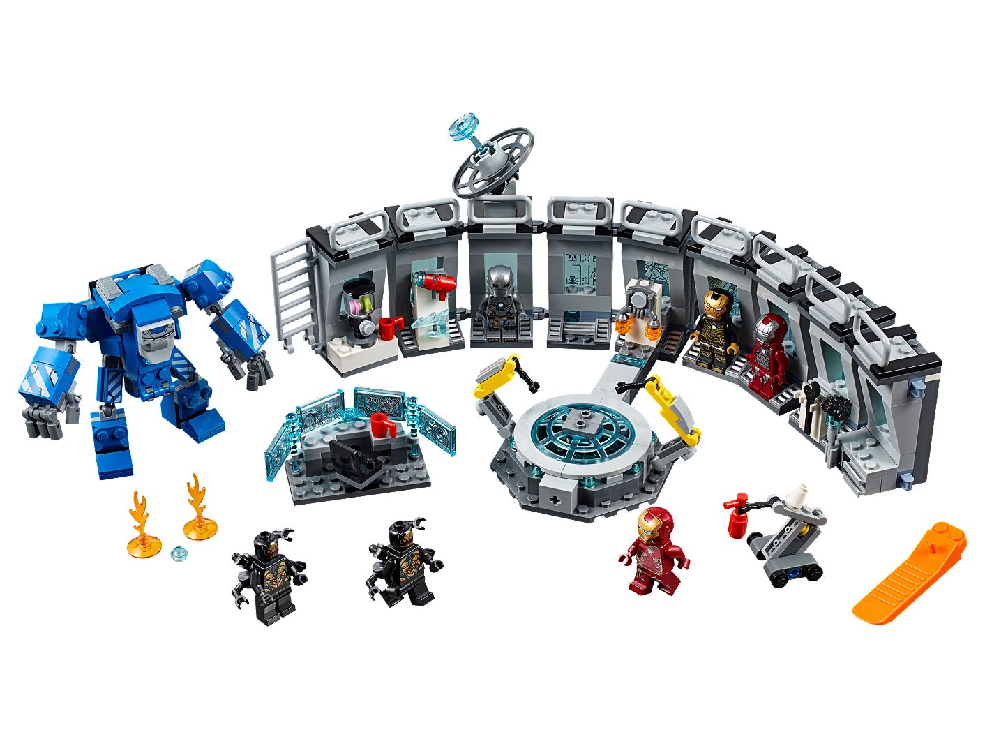 Iron Man Hall Of Armor 76125 Lego Marvel Buy Online At The Official Lego Shop Us