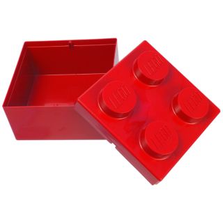 red lego storage brick
