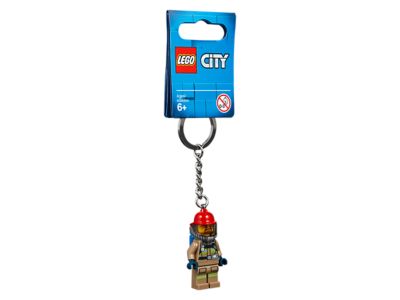 lego fireman keyring