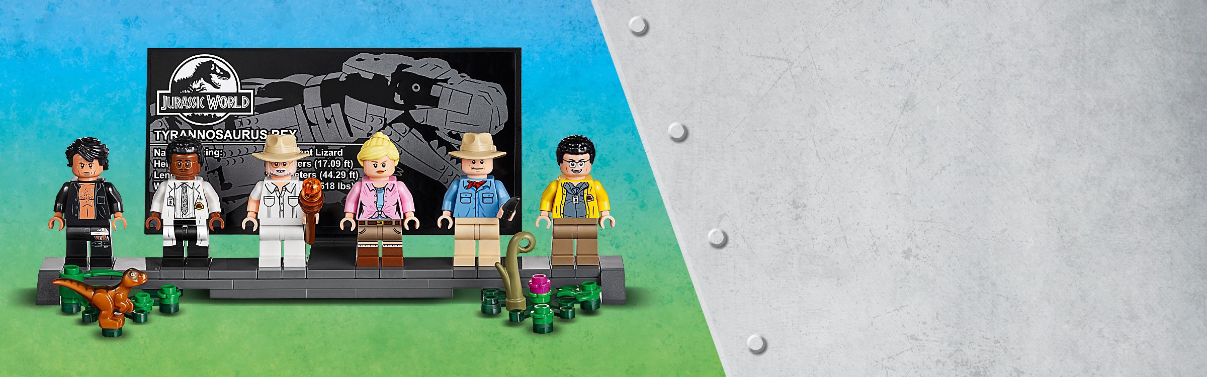 lego jurassic park gate