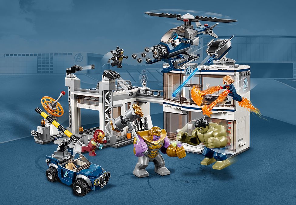 avengers ship lego set